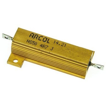 Arcol 大電力用 メタルクラッド抵抗器 50W 4.7Ω - ARCOLECTRIC
