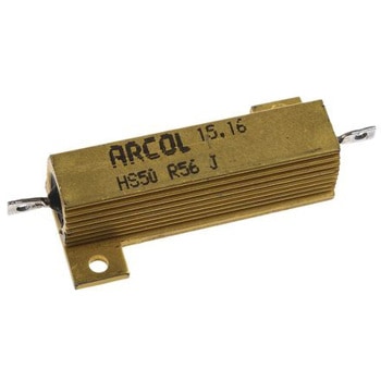 Arcol 大電力用 メタルクラッド抵抗器 50W 560mΩ ARCOLECTRIC