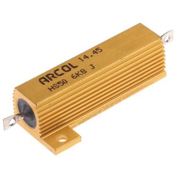 Arcol 大電力用 メタルクラッド抵抗器 50W 6.8kΩ ARCOLECTRIC