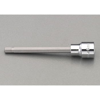 3/8"sqx 6mm/100mm [Hex]ビットソケット エスコ