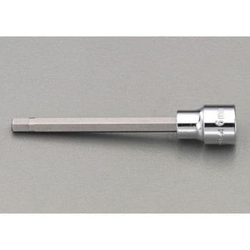 3/8"sqx10mm/100mm [Hex]ビットソケット - エスコ