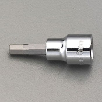 3/8"sqx 8 mm [Hex]ビットソケット エスコ