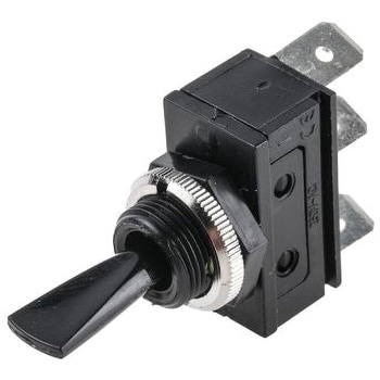 Arcolectric トグルスイッチ On-Off-On SPDT パネルマウント 20 A @ 250 V ac ハンダ端子 ARCOLECTRIC