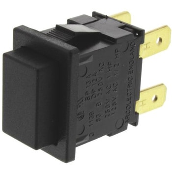Arcolectric 押しボタンスイッチ 16 A @ 250 V ac ラッチ パネルマウント 2極オン / オフスイッチ ARCOLECTRIC
