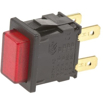 H8353ABNAA Arcolectric �����{�^���X�C�b�` 16 A @ 250 V ac ���b�` �p�l���}�E���g 2�ɃI�� / �I�t�X�C�b�` ARCOLECTRIC DP �^�u 50044147