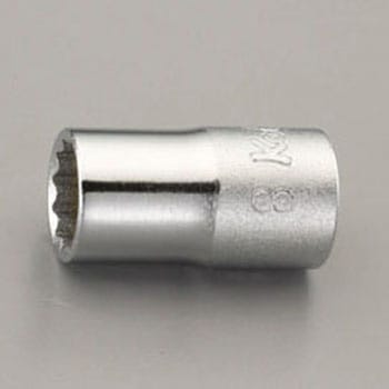 1/4"sqx 7mm  ソケット - エスコ