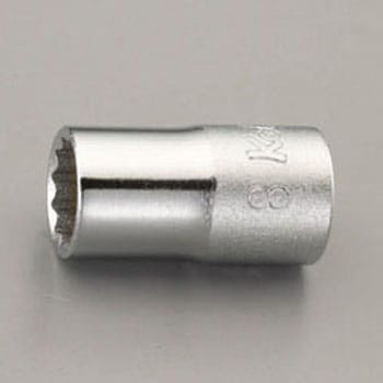 1/4"sqx 9mm  ソケット エスコ