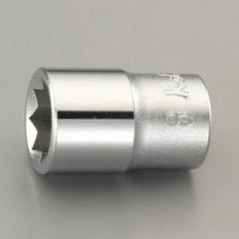 1/4"sqx 8mm ソケット(2重4角) エスコ