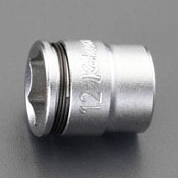 1/4"sqx 7mm ナットグリップソケット エスコ