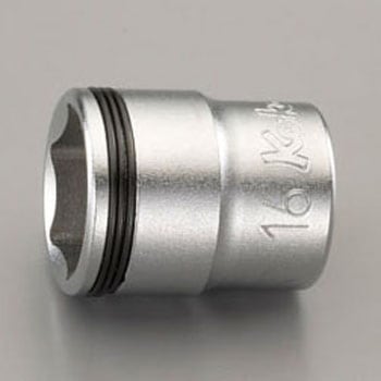 3/8"sqx18mm ナットグリップソケット エスコ