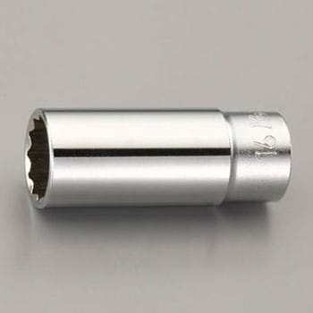 3/8"sqx13mm ディープソケット エスコ