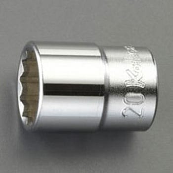 1/2"sqx20mm ソケット エスコ