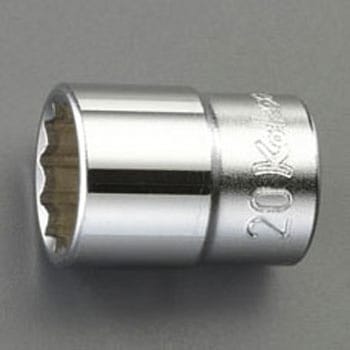 1/2"sqx25mm ソケット エスコ