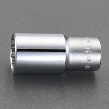 3/8"sqx24mm ディープソケット エスコ