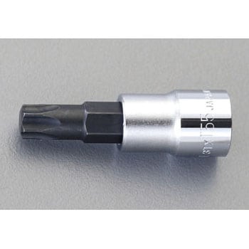 3/8"sqxT45 トルクスビットソケット - エスコ