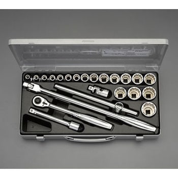 1/2"sq ソケットレンチセット エスコ