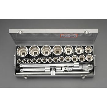 3/4"sq ソケットレンチセット エスコ