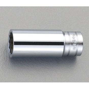 1/4"sqx14mm  ディープソケット エスコ