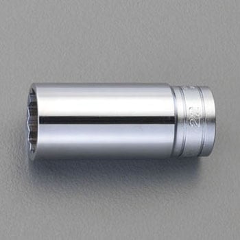 3/8"sqx 7mm  ディープソケット - エスコ