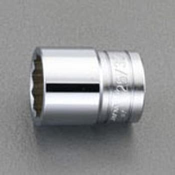 1/2"sqx11/16" ソケット(十二角) エスコ