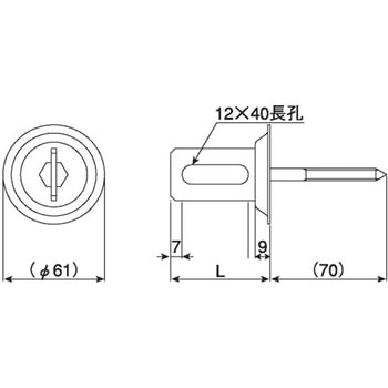 ステンレス 鍔付き足 ALC用 コーチネジ オーティス