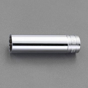 1/2"sqx1-5/16" ディープソケット(十二角) - エスコ