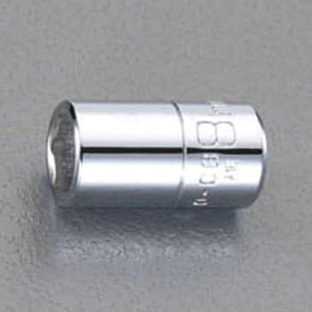 1/4"sqx12mm ソケット エスコ