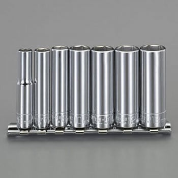 1/4"sq ディープソケットセット エスコ