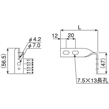 ZAMカラー バンド足 L足 5型 オーティス
