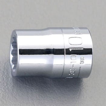 3/8"sqx19mm ソケット - エスコ