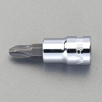 3/8"sqx#3 [+]ビットソケット エスコ