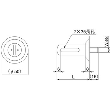 ステンレス バンド足 皿付き足 7型 オーティス