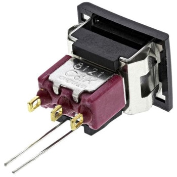 C & K 押しボタンスイッチ 1 A @ 28 V dc モーメンタリ パネルマウント 緑 単極双投(SPDT) C & K COMPONENTS