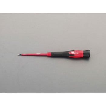 3x75mm [-]ドライバー(精密用・絶縁) エスコ