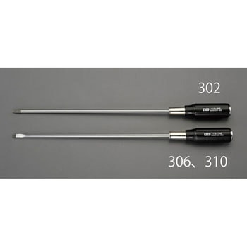 #2x300mm [+]ドライバー(貫通型/木柄) エスコ