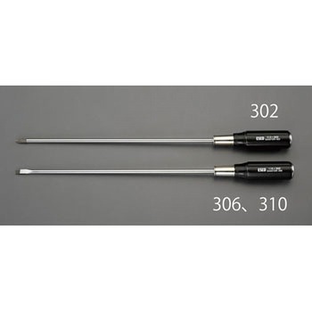 6.0x0.9x300mm [-]ドライバー(貫通型/木柄) エスコ