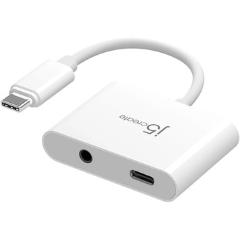 JCA122 USB-C to 3.5mm オーディオ & パワーデリバリーアダプタ j5 create
