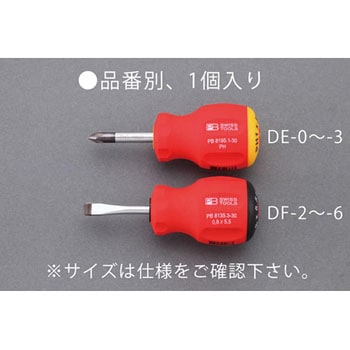 #1x30mm [+]ドライバー(スタビー型) エスコ