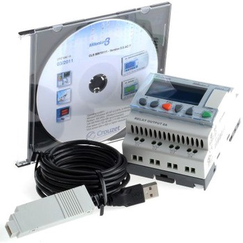 88974080 Crouzet ���W�b�N���W���[���X�^�[�^�[�L�b�g �f�B�X�v���C�t�� �����[ CROUZET Millenium 3�V���[�Y 8A DIN���[�� 50088527