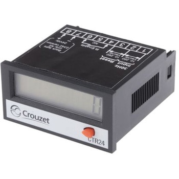 Crouzet 電子カウンタ LCD 8 パネル取り付け CTR24シリーズ CROUZET