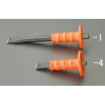 25x203mm 平たがね(グリップ付) エスコ