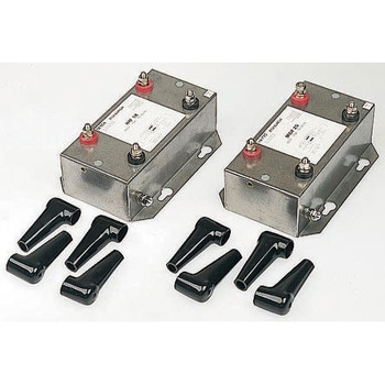 Deltron 電源ラインフィルタ ノイズフィルタ 単相 50A フランジマウント 110 mA 5W 2mΩ DELTRON