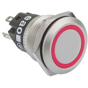 82-5551.1116 EAO �����{�^���X�C�b�` 1 A @ 24 V dc ���[�����^�� �p�l���}�E���g �� �P�ɑo��(SPDT) EAO 50098765