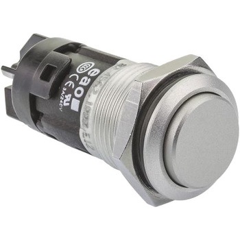 82-4562.1000 EAO �����{�^���X�C�b�` 1 A @ 24 V dc ���[�����^�� �p�l���}�E���g �P�ɑo��(SPDT) 16 (Dia.)mm EAO 50098835