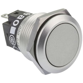 EAO 押しボタンスイッチ 1 A @ 24 V dc モーメンタリ パネルマウント 単極双投(SPDT) 19 (Dia.)mm EAO