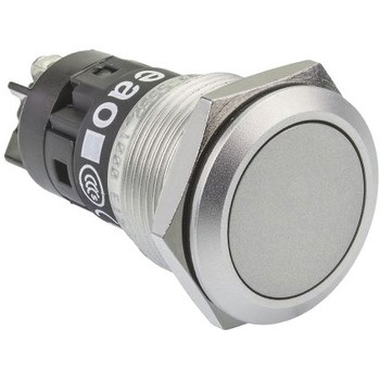 82-5552.1000 EAO �����{�^���X�C�b�` 1 A @ 24 V dc ���[�����^�� �p�l���}�E���g �P�ɑo��(SPDT) 19 (Dia.)mm EAO 50098853