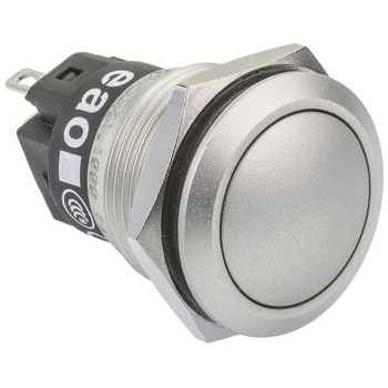 EAO 押しボタンスイッチ 1 A @ 24 V dc モーメンタリ パネルマウント 単極双投(SPDT) 19 (Dia.)mm - EAO