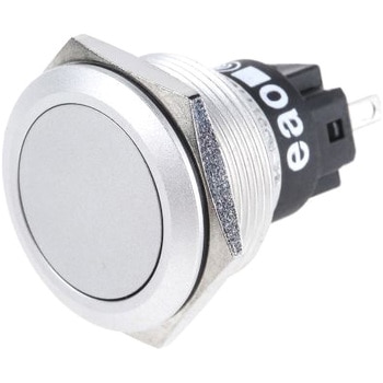 EAO 押しボタンスイッチ 1 A @ 24 V dc モーメンタリ パネルマウント 単極双投(SPDT) 22 (Dia.)mm EAO