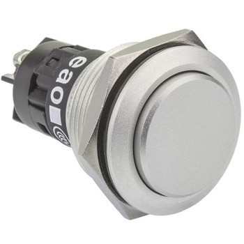 82-6562.1000 EAO �����{�^���X�C�b�` 1 A @ 24 V dc ���[�����^�� �p�l���}�E���g �P�ɑo��(SPDT) 22 (Dia.)mm EAO 50098923