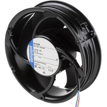 ebm-papst 軸流ファン 電源電圧：24 V dc 171.5 x 50.8mm DC (6300シリーズ) 丸型 EBM PAPST